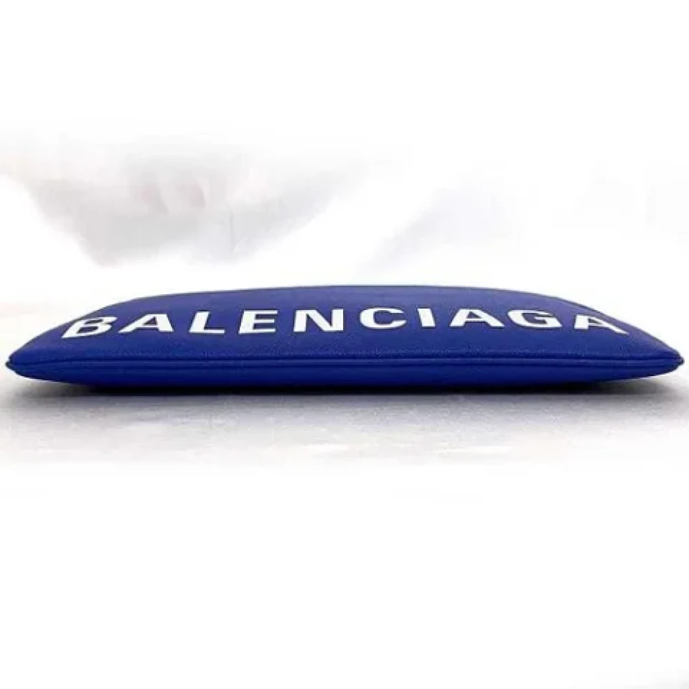 Balenciaga Vintage Pre-owned Leather balenciaga-bags Blue Dames