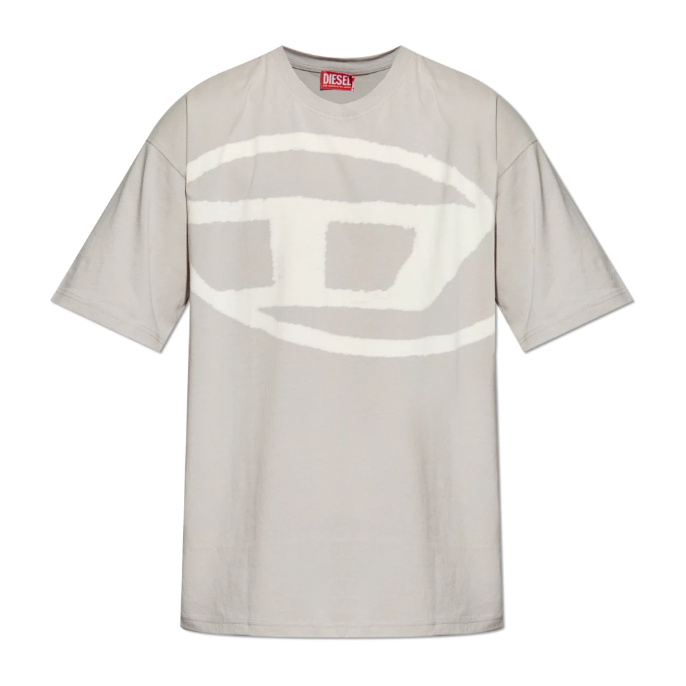 Diesel - Tops > T-Shirts - Gray - Diesel - Modalova