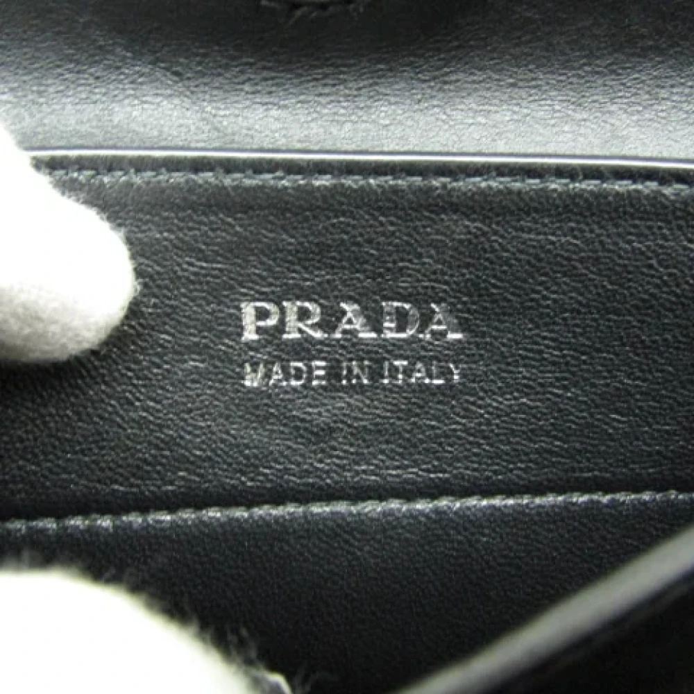 Prada Vintage Pre-owned Leather prada-bags Black Dames