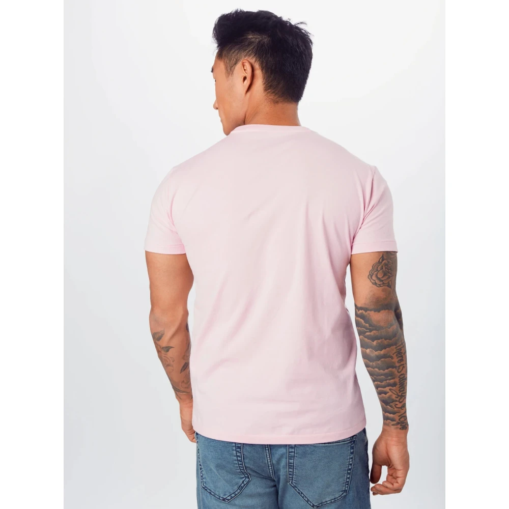 Ralph Lauren Katoenen Tee-shirt Pink Heren