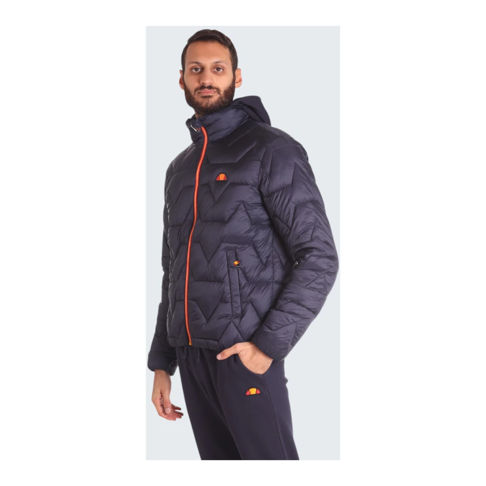 Ellesse Lichtgewicht Fake-Down Jas Blauw Salute Blue Heren