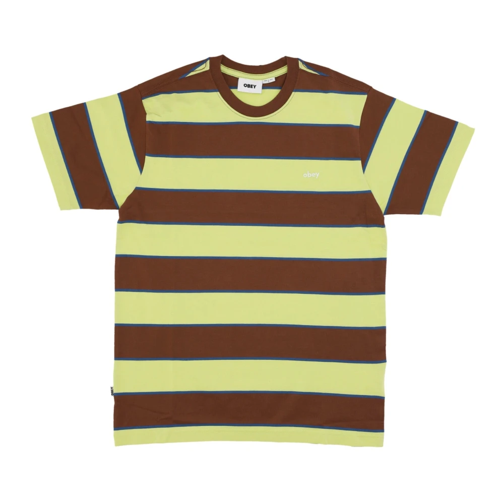 Obey Sepia Multi Ranking Tee Katoenen T-shirt Multicolor Heren