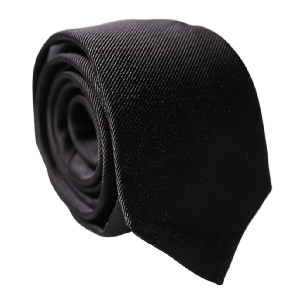 Dolce & Gabbana Men's Black Necktie - Ties - One Size - Accessories