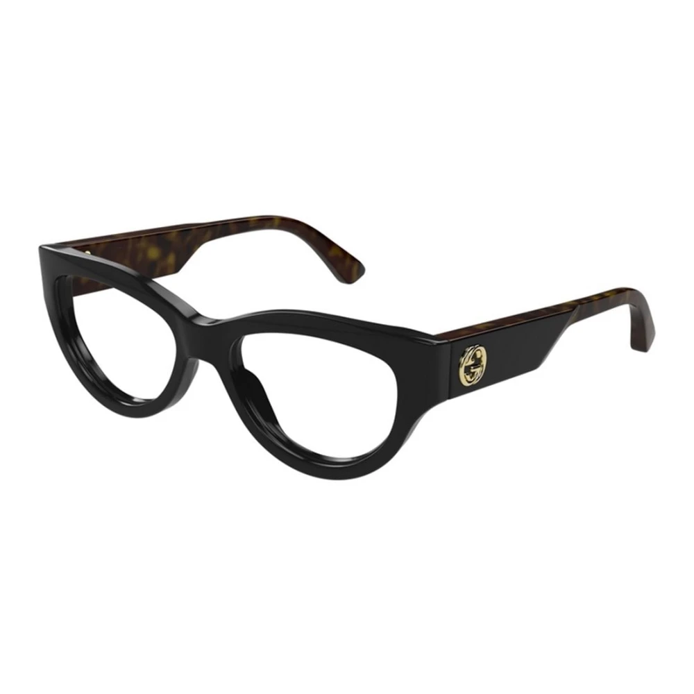 Gucci Women's Black Glasses, 53 Mm, Cat-Eye Frame