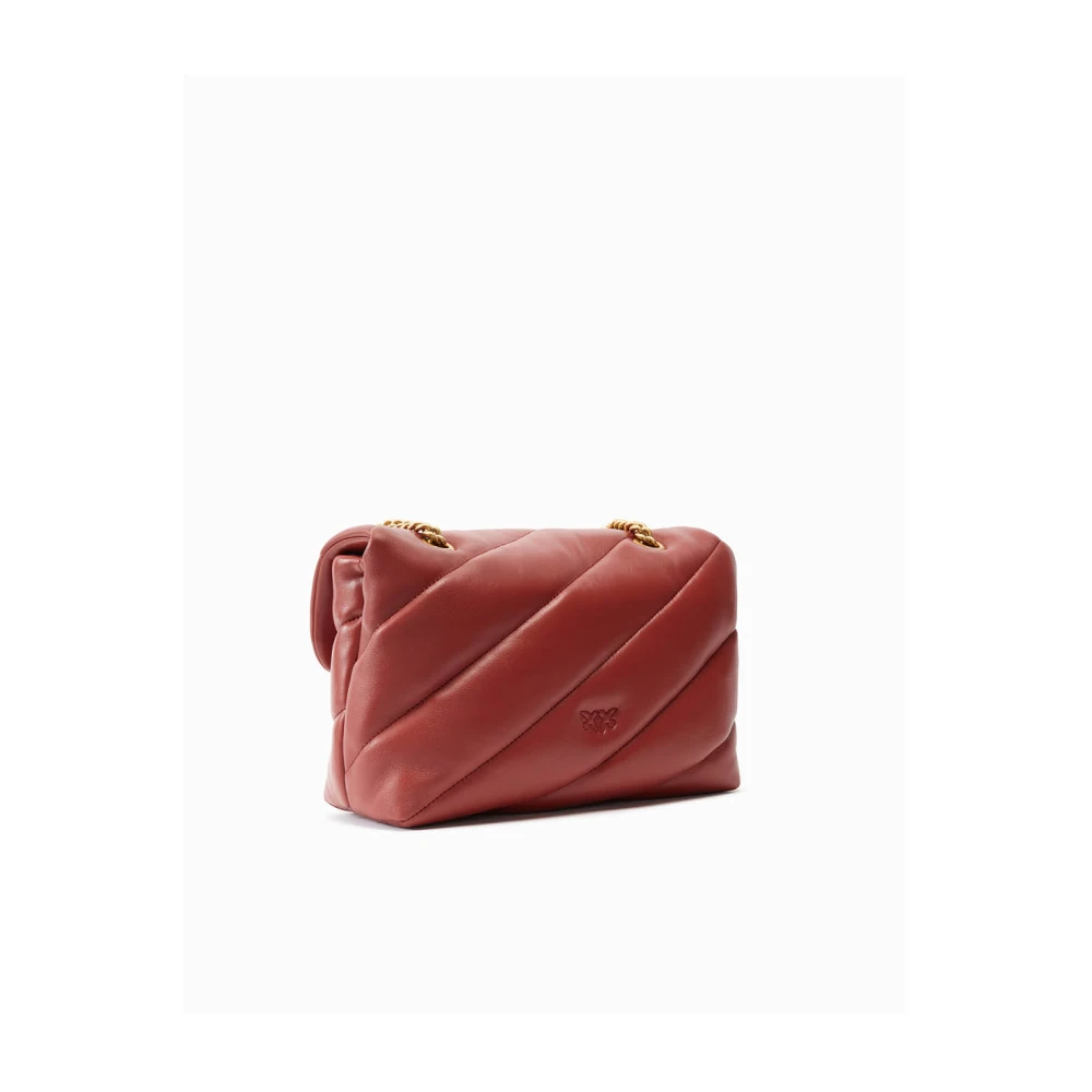 pinko Love Bag Puff met Diamond Cut Red Dames
