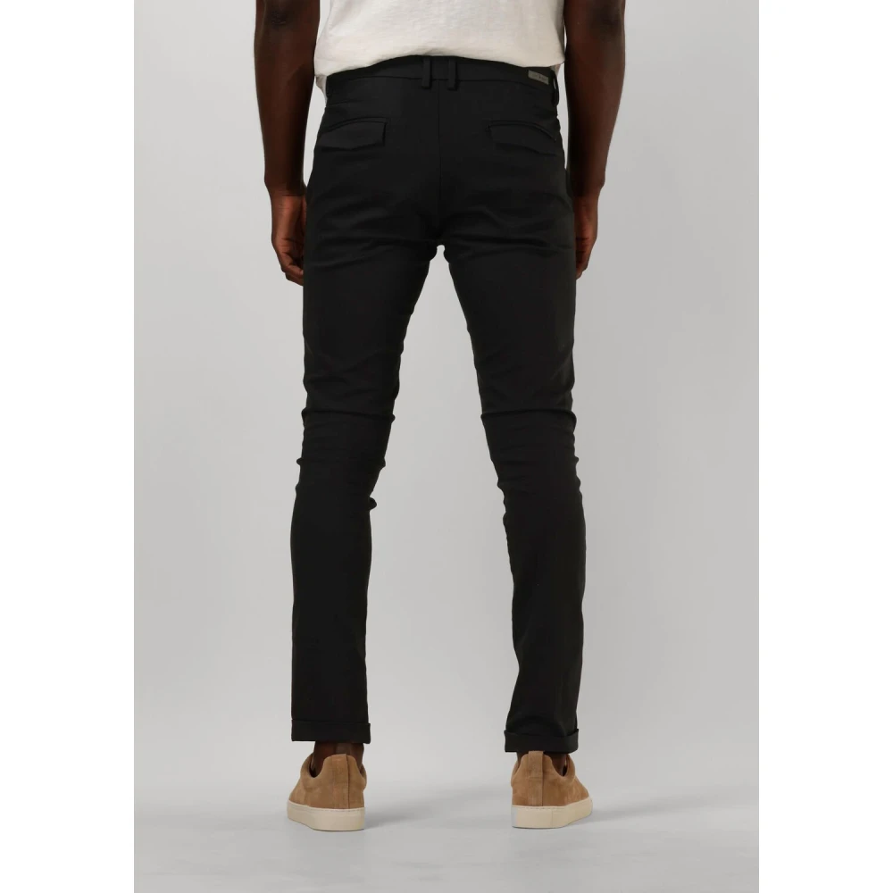 Cast Iron Zwarte Chino Stretch Broek Black Heren