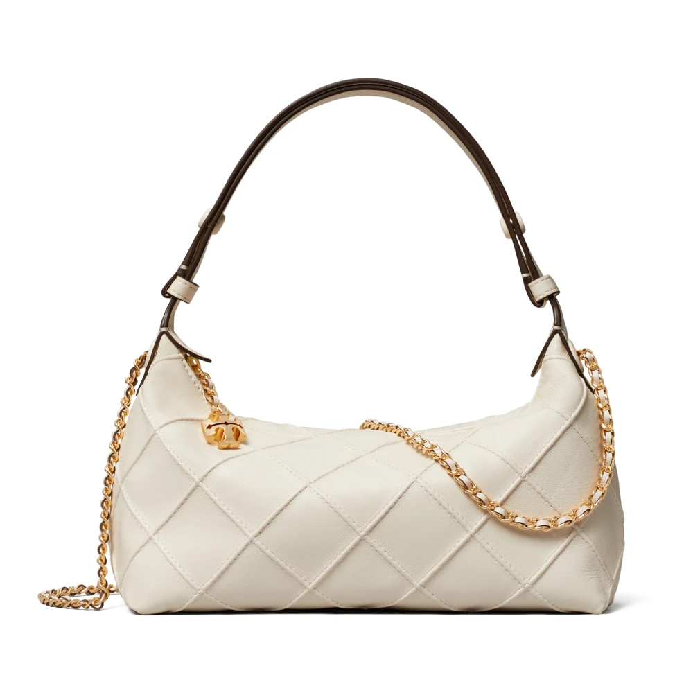 Tory Burch Beige Fleming Pochette - Female - Shoulder Bags - One Size - Bags