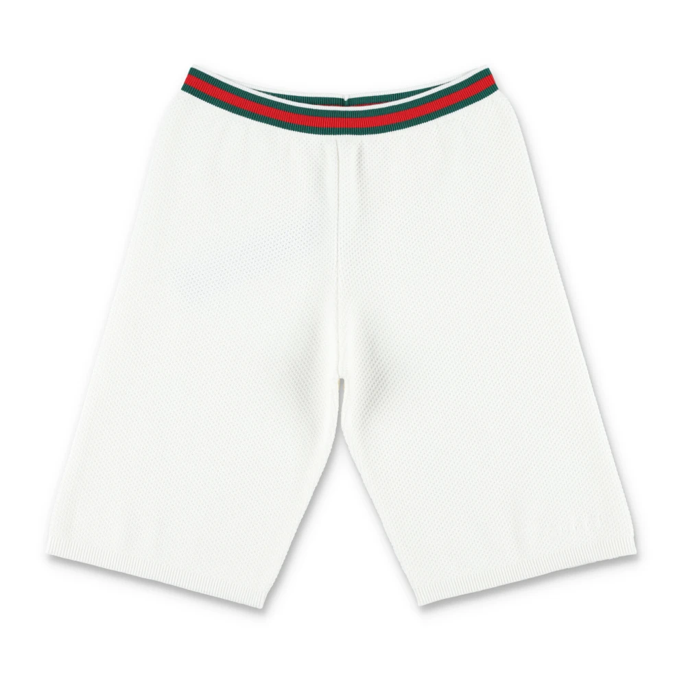 Gucci Vita Broderade Shorts för Pojkar White, Pojke