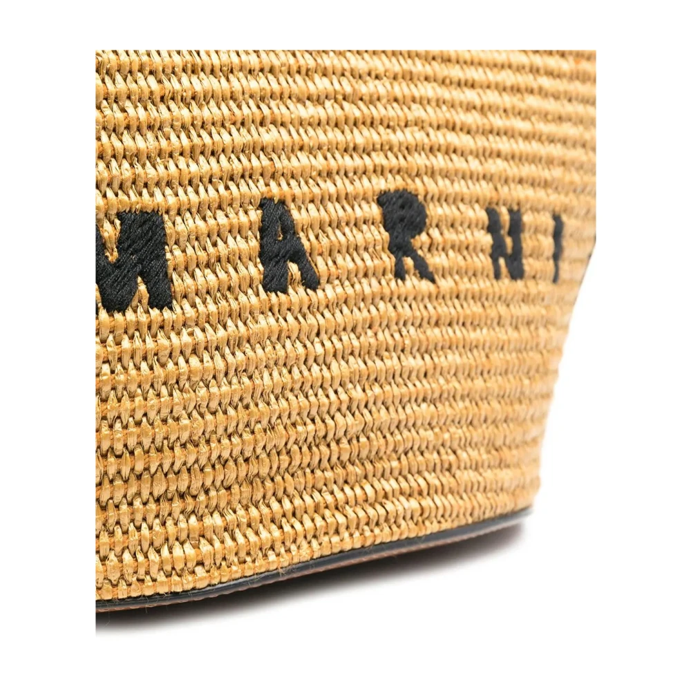 Marni Tropicalia Zomer Tas Bruin Leer Brown Dames