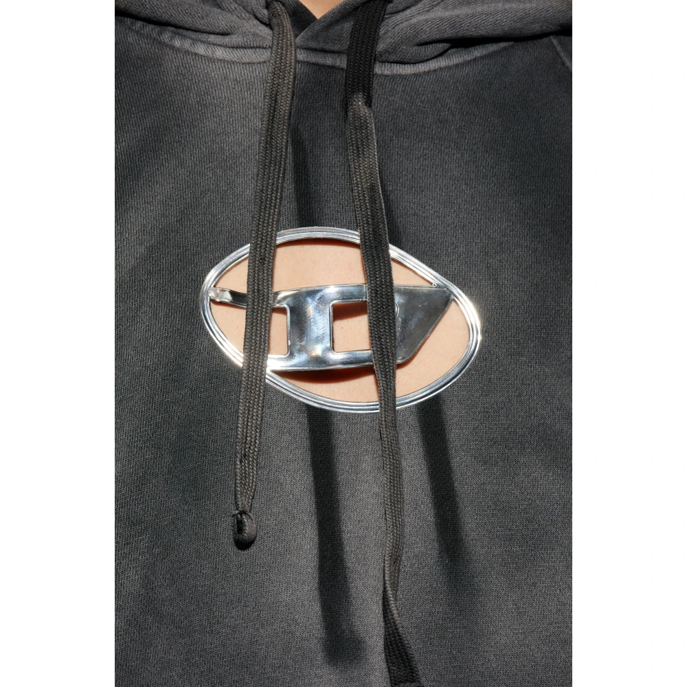 Diesel S-Roxt-Hood hoodie Gray Heren