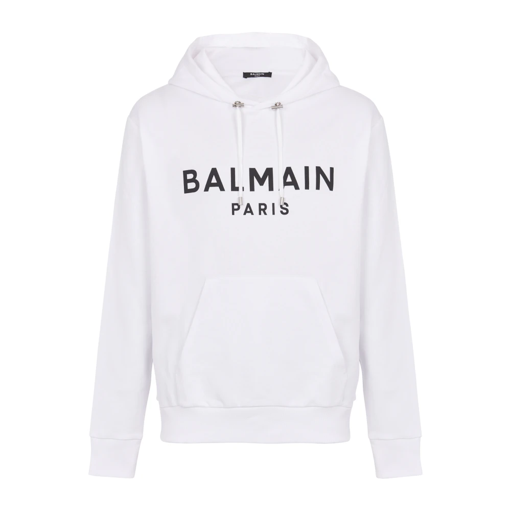 Balmain Paris hoodie White Heren
