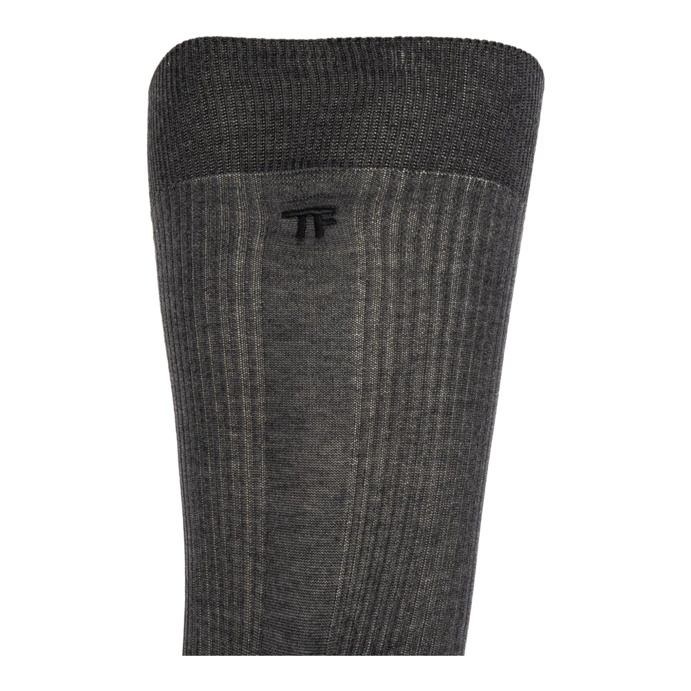 Tom Ford Sokken met logo Gray Heren