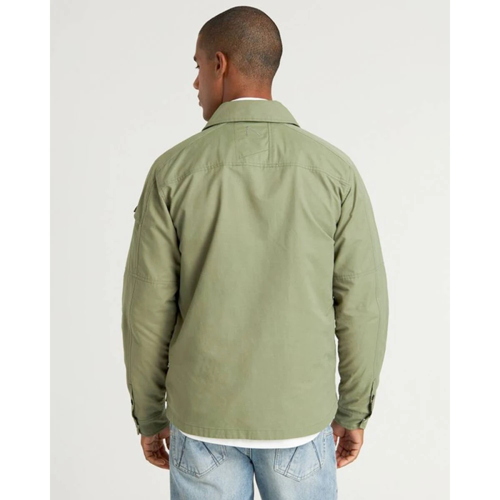 Chasin Stijlvolle Overshirt met Oten Detail Green Heren