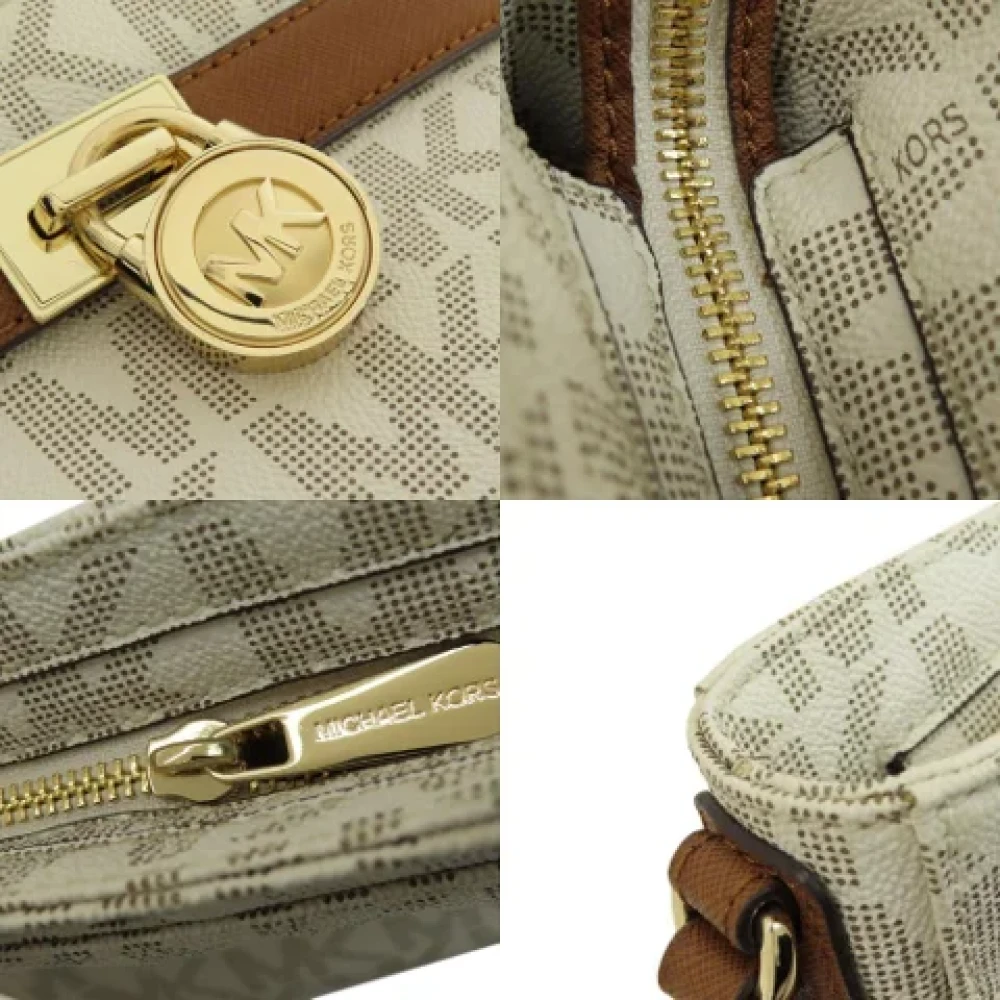 Michael Kors Pre-owned Canvas crossbody-bags White Dames