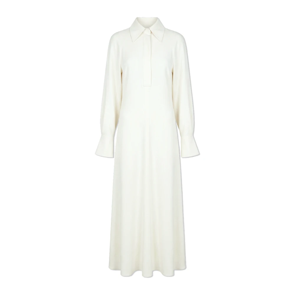 Victoria Beckham Women's Beige Collared Dress