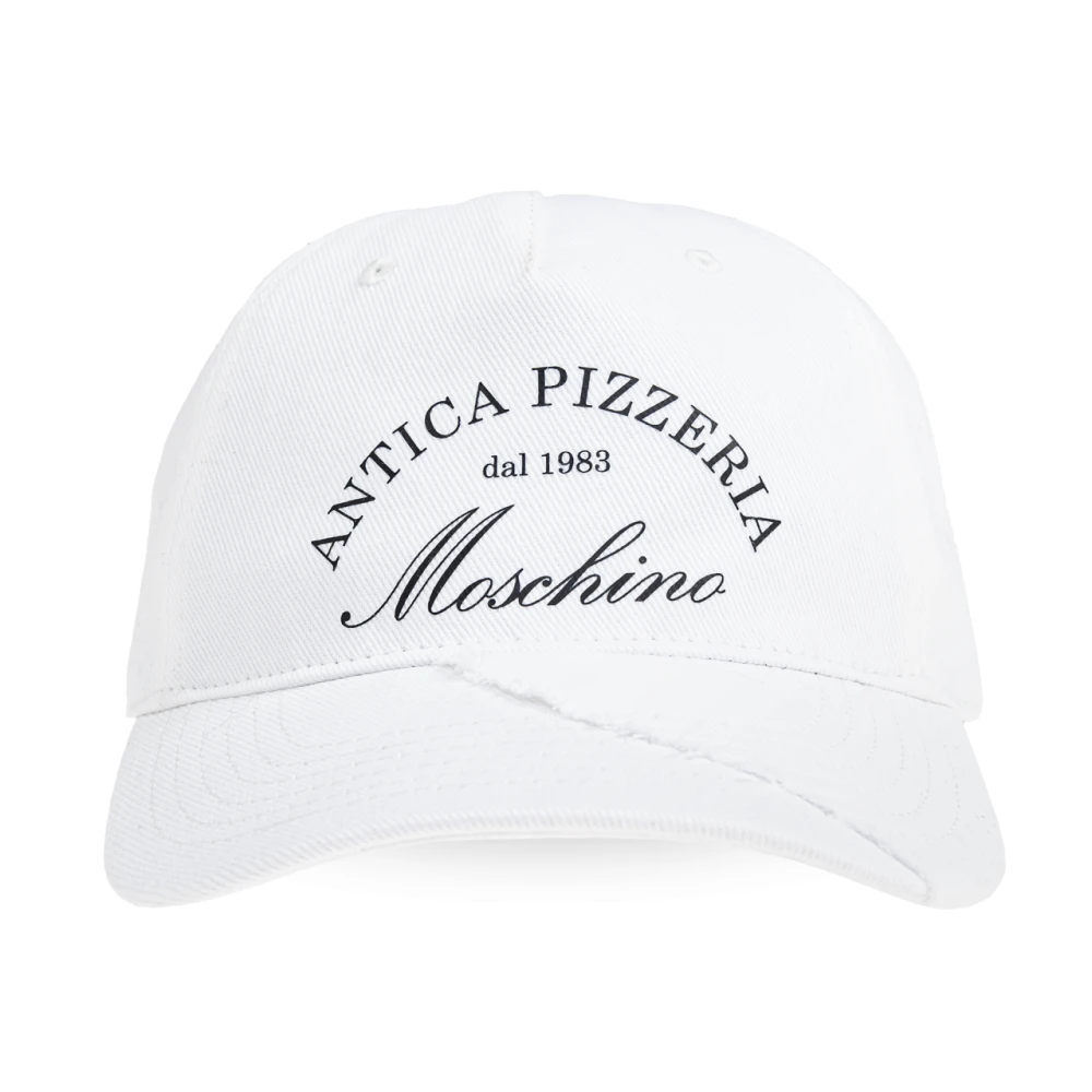 Moschino Baseballpet White Heren