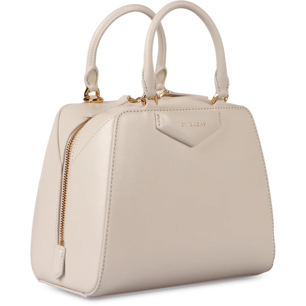 Givenchy Cube Mini Leren Tas Beige Dames