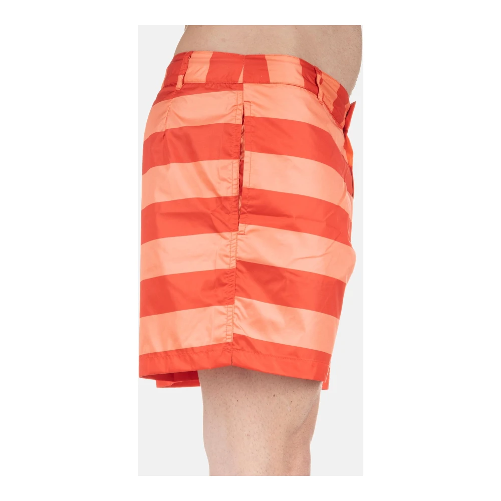 Aspesi Heren zwemkleding ALL Over Line 2 Red Heren