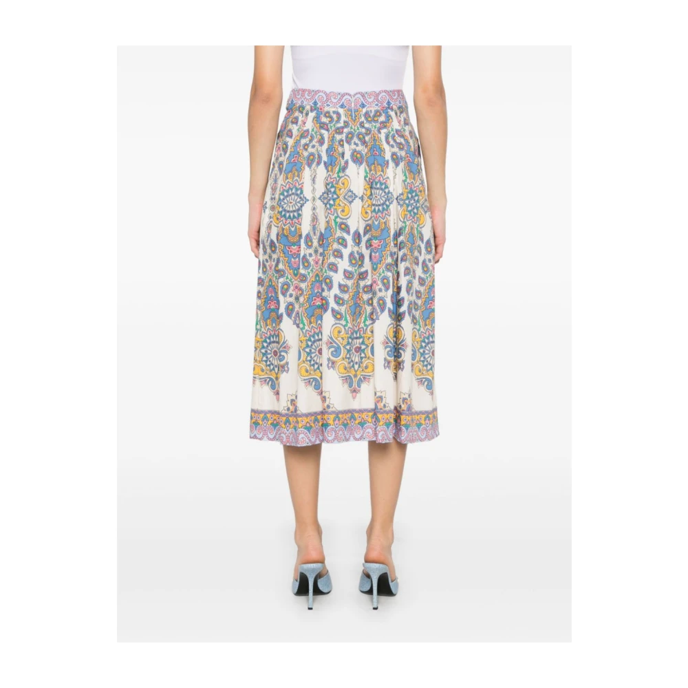 ETRO Paisley Print A-Lijn Rok Multicolor Dames
