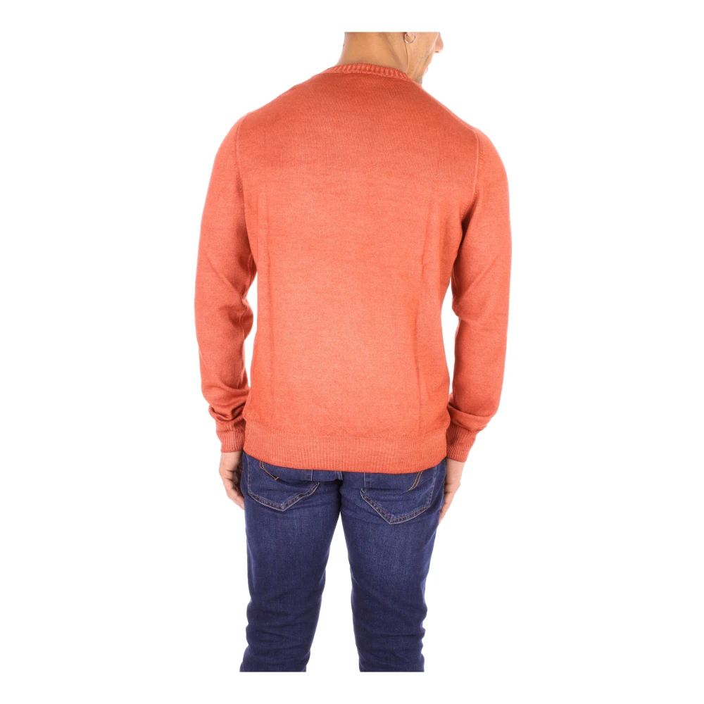 Fay Heren Wollen Trui Orange Heren