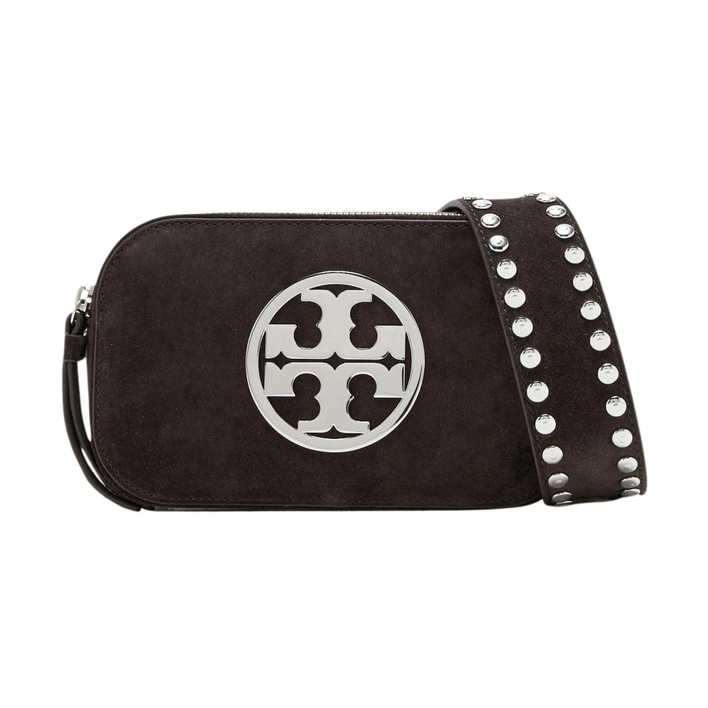 Tory Burch Women's Brown Miller Suede Mini Crossbody Bag