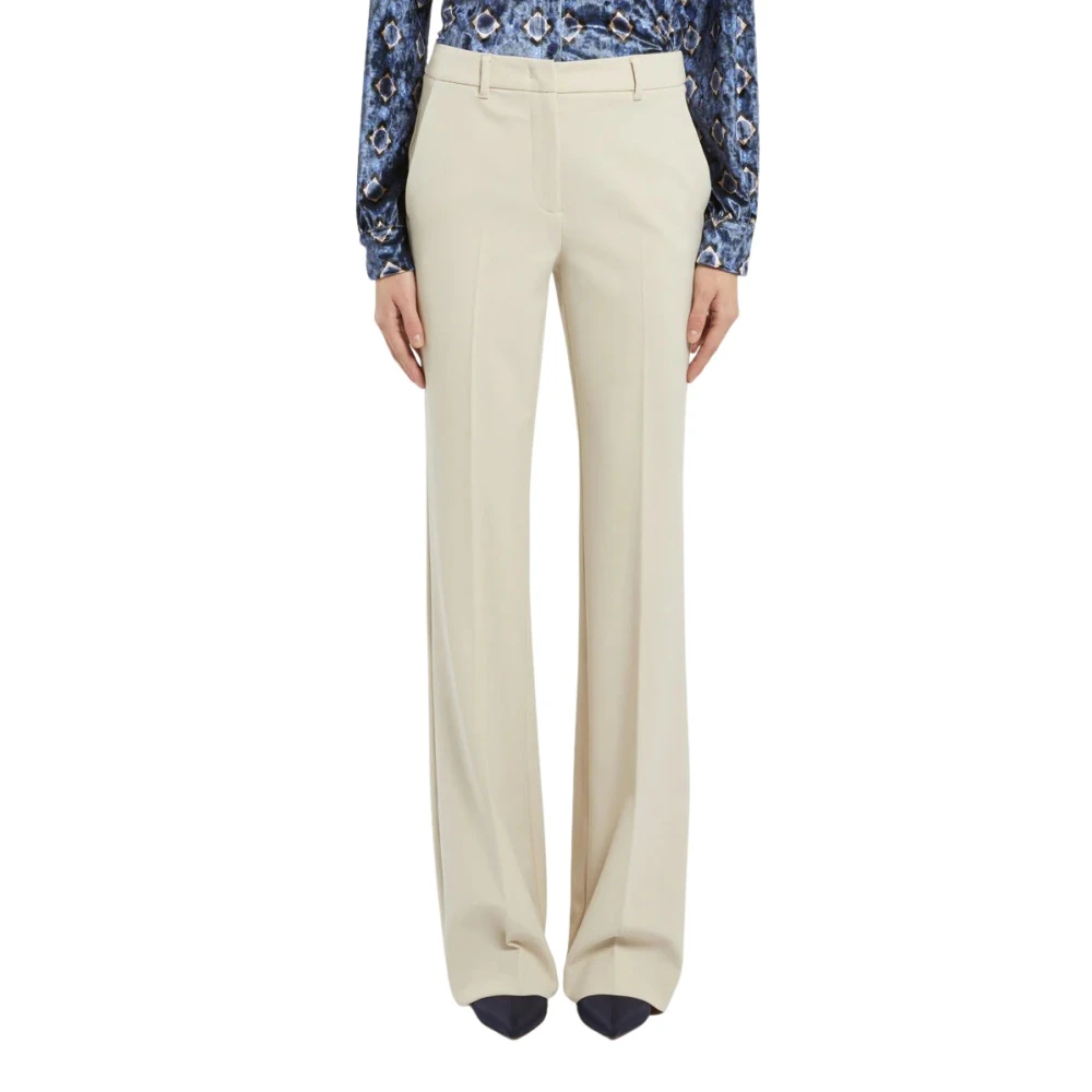 Marella Elegante Pantalon Beige Dames