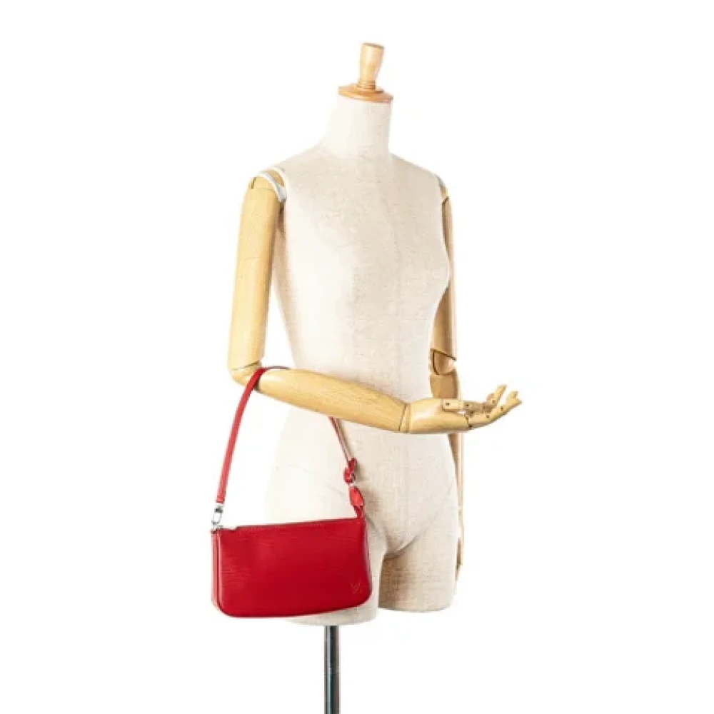 Louis Vuitton Vintage Pre-owned Leather clutches Red Dames
