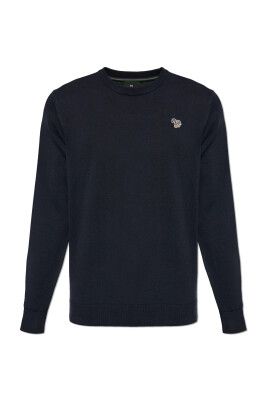 cotton-sweater-with-logo-patch