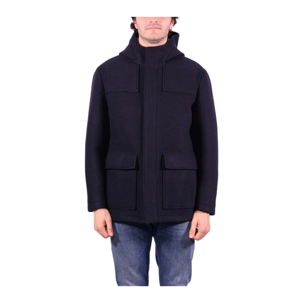 Manuel Ritz Stijlvolle wollen jas Blue Heren