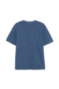 blue-logo-print-crew-neck-t-shirts