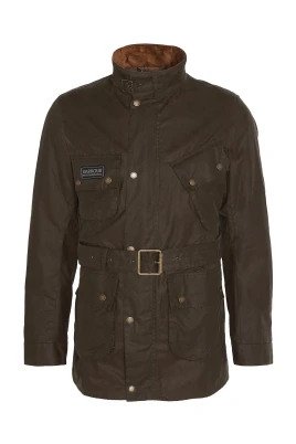 Slim Waxed Jacket Beech