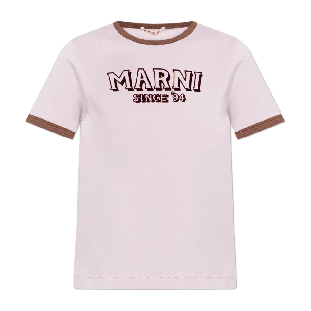 Marni Damen Violett Oberteile, Lila, Sgröße: