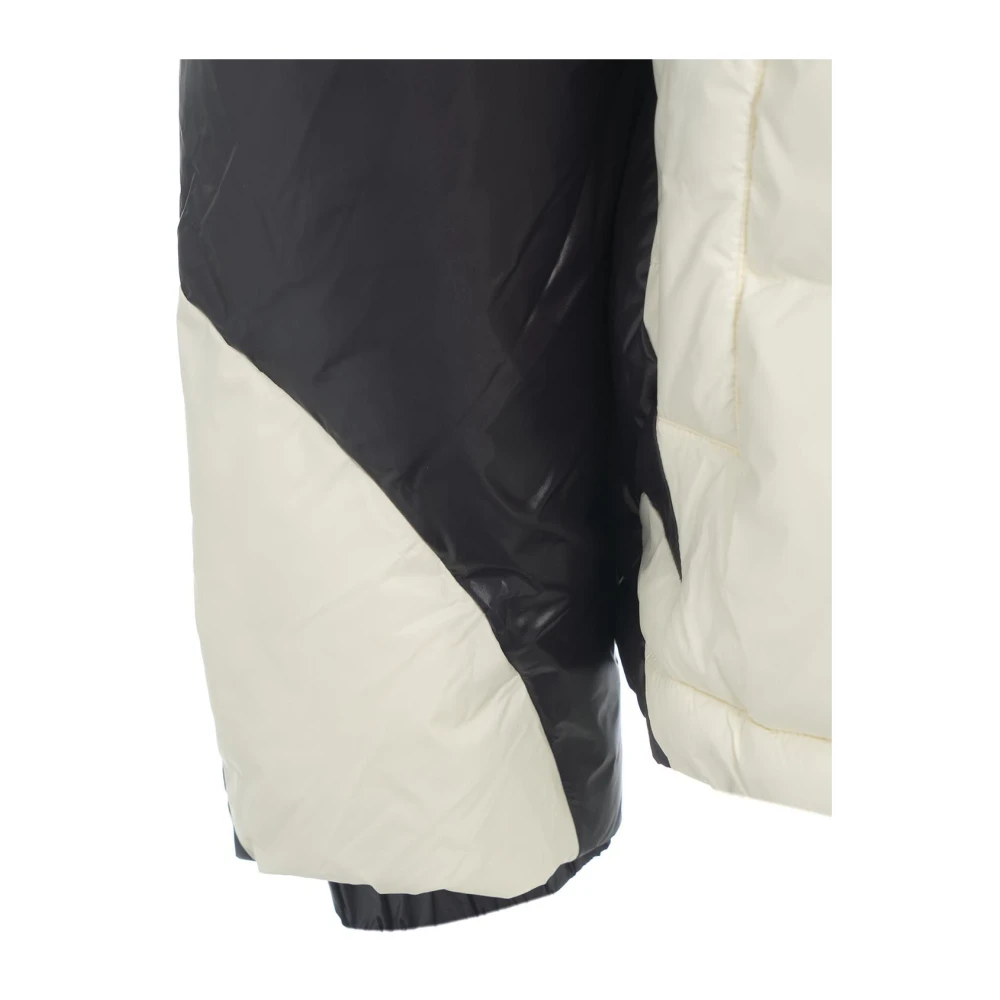 Ottod'Ame Eco donsjack met logo Black Dames