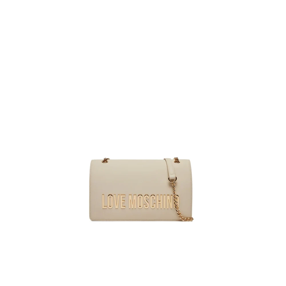 Love Moschino Ivory Tassen voor Stijlvolle Vrouwen Beige Dames