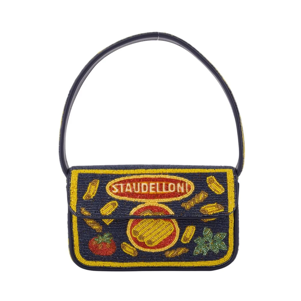 Staud Multicolor Tommy Beaded Shoulder Bag - Female - Shoulder Bags - One Size - Bags