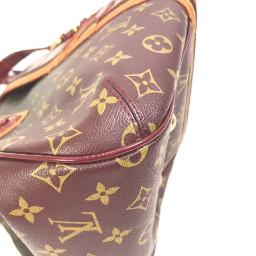 Louis Vuitton Vintage Pre-owned Cotton louis-vuitton-bags Brown Dames