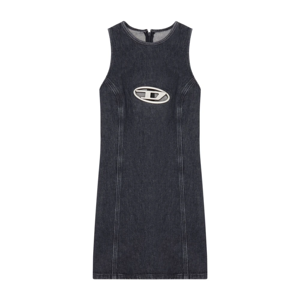 Diesel Grijze Jurk Verhoog Garderobe Comfort Stijl Blue Dames
