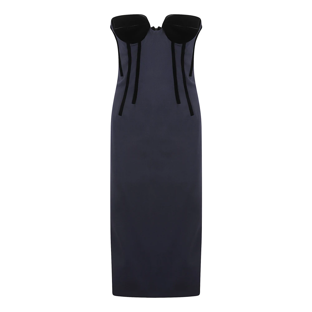 Sportmax Elegant Anemone Klänningar Blue, Dam