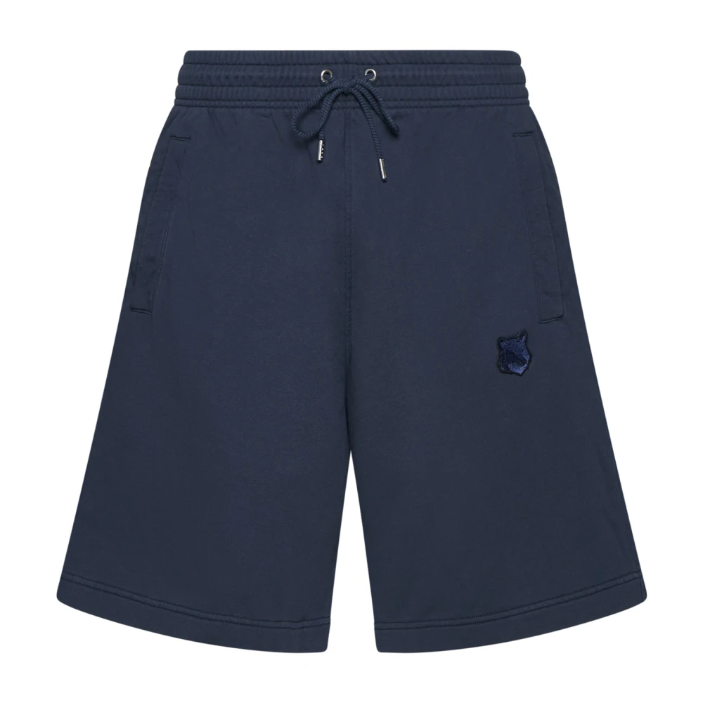 Maison Kitsuné Stijlvolle Shorts voor Mannen Blue Heren