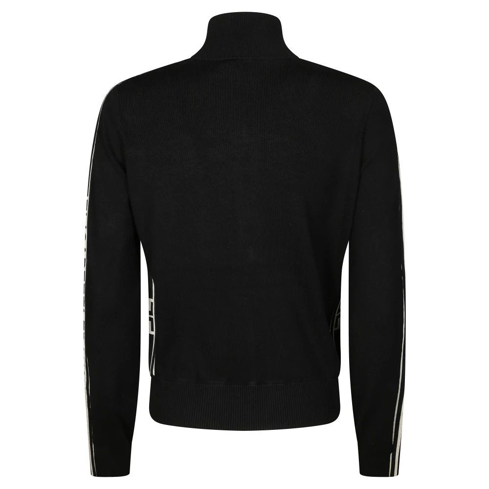 Elisabetta Franchi Gebreide Trui Black Dames