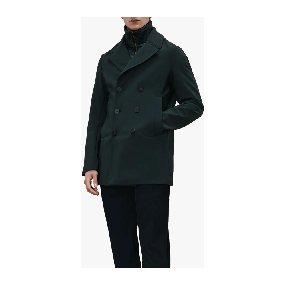 RRD Winter Thermo Double-Breasted Coat Green Heren