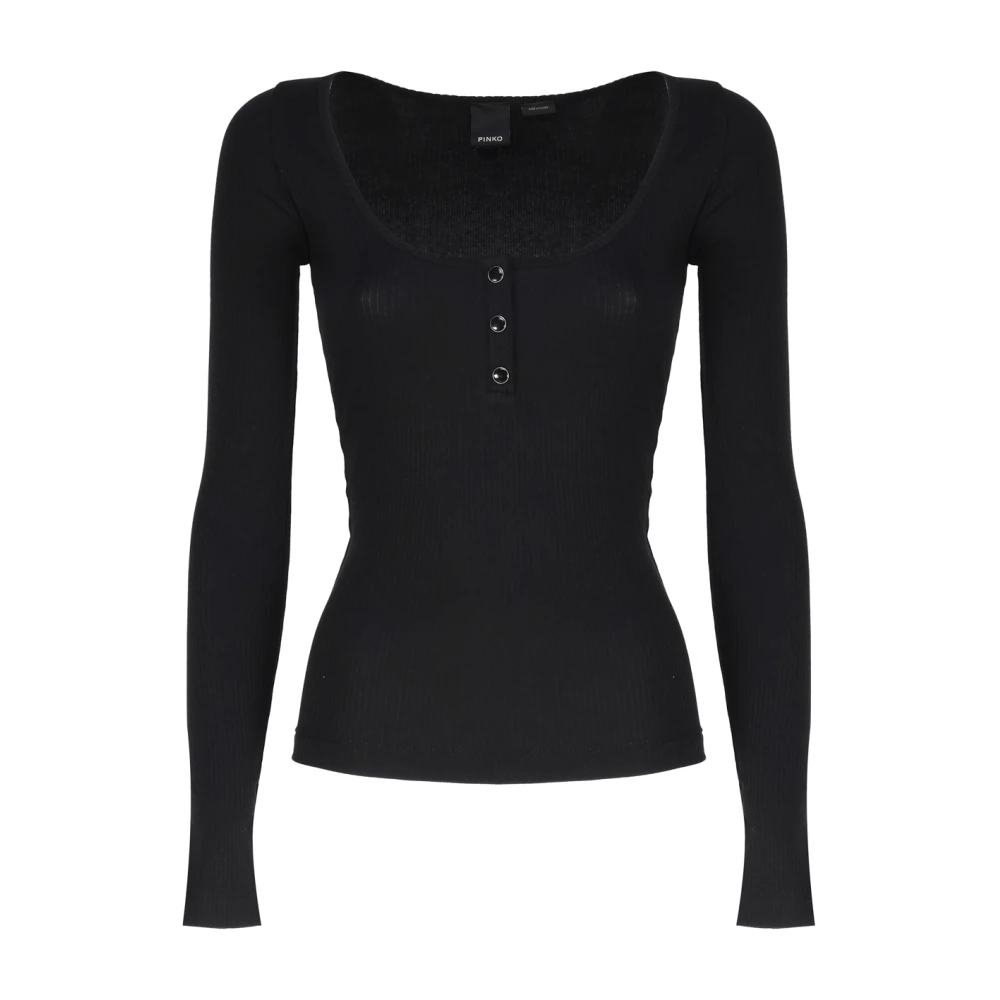 Pinko Zwarte Sweater Collectie Black Dames