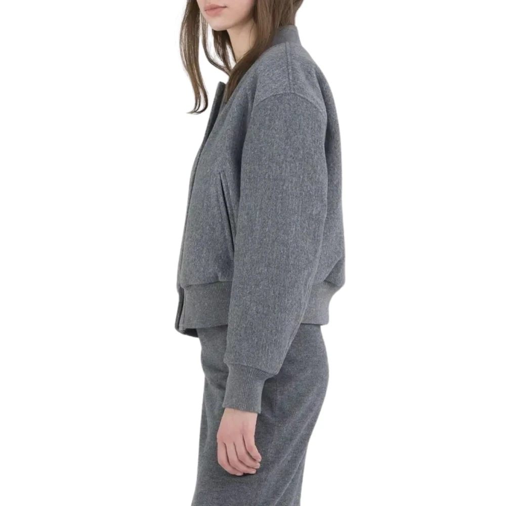 Replay Grijze Jas Model W7860 Gray Dames