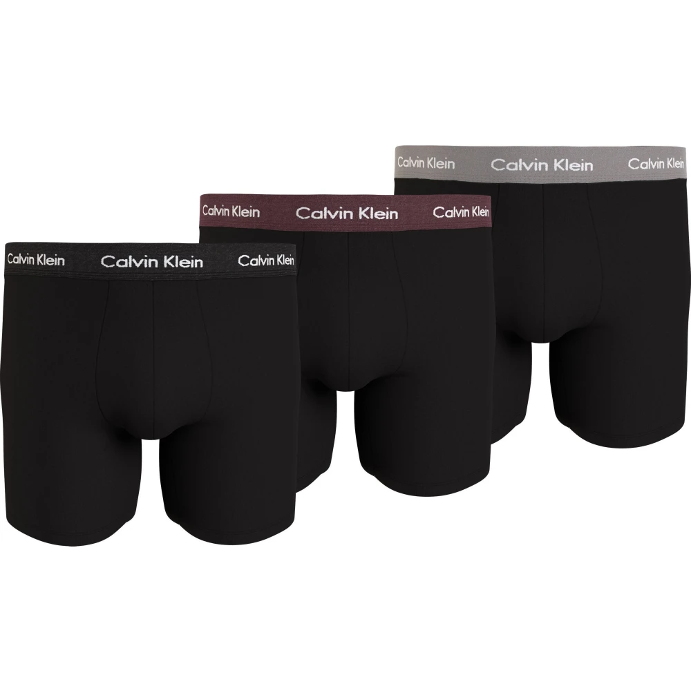 Calvin Klein Cotton Stretch Boxer Briefs 3-Pack Black Heren