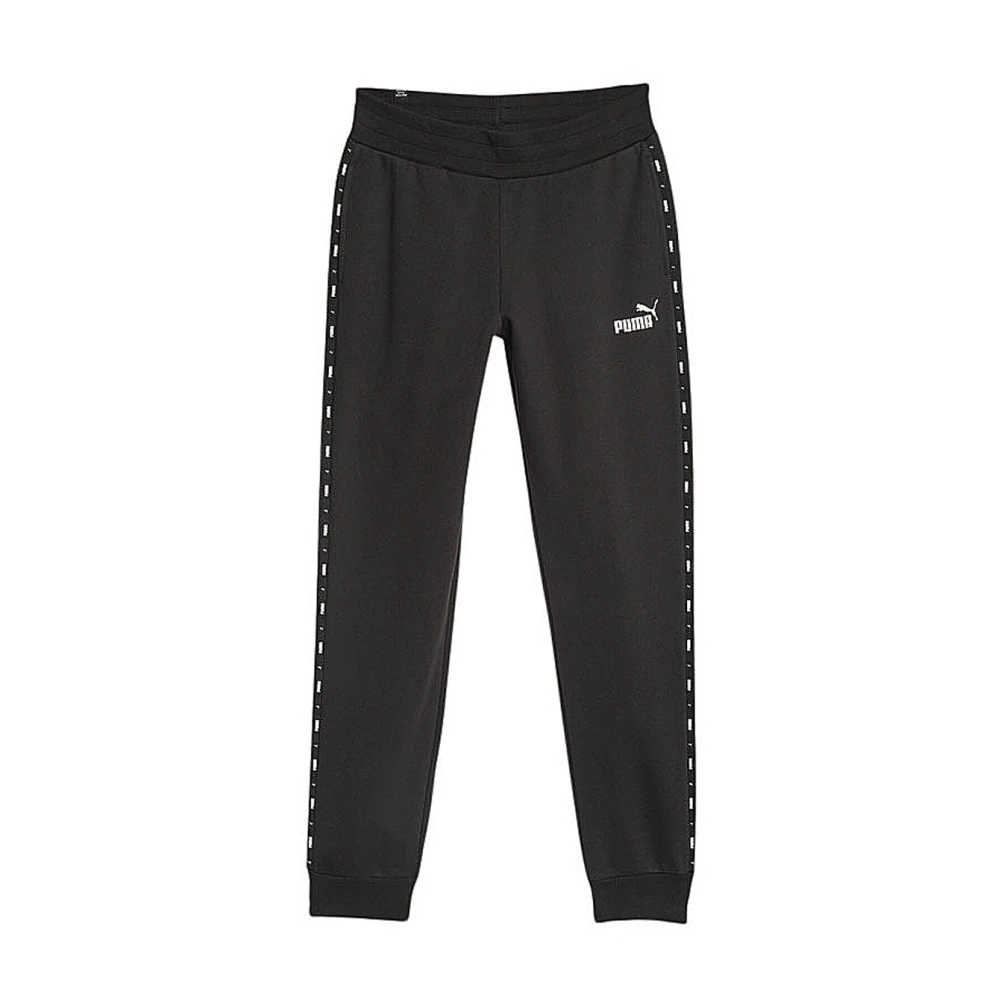Puma Sportieve Tape Zwarte Broek Black Dames
