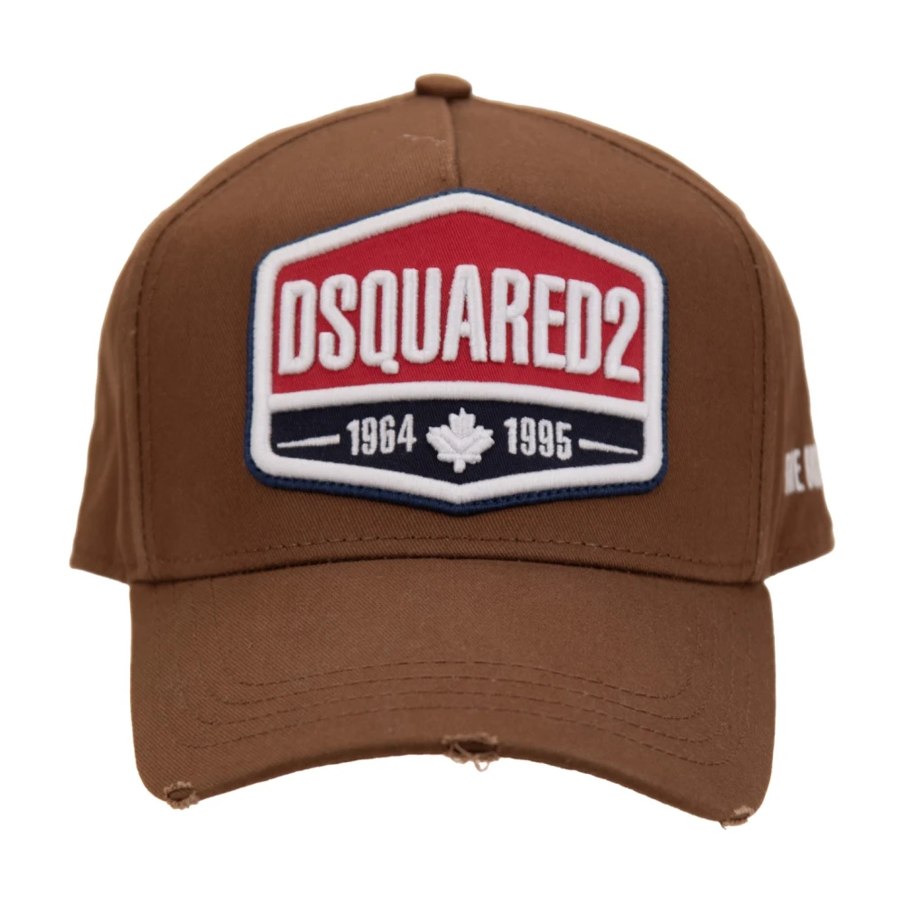 Dsquared2 Unisex Brown Hats & Caps, One Size, Baseball Cap