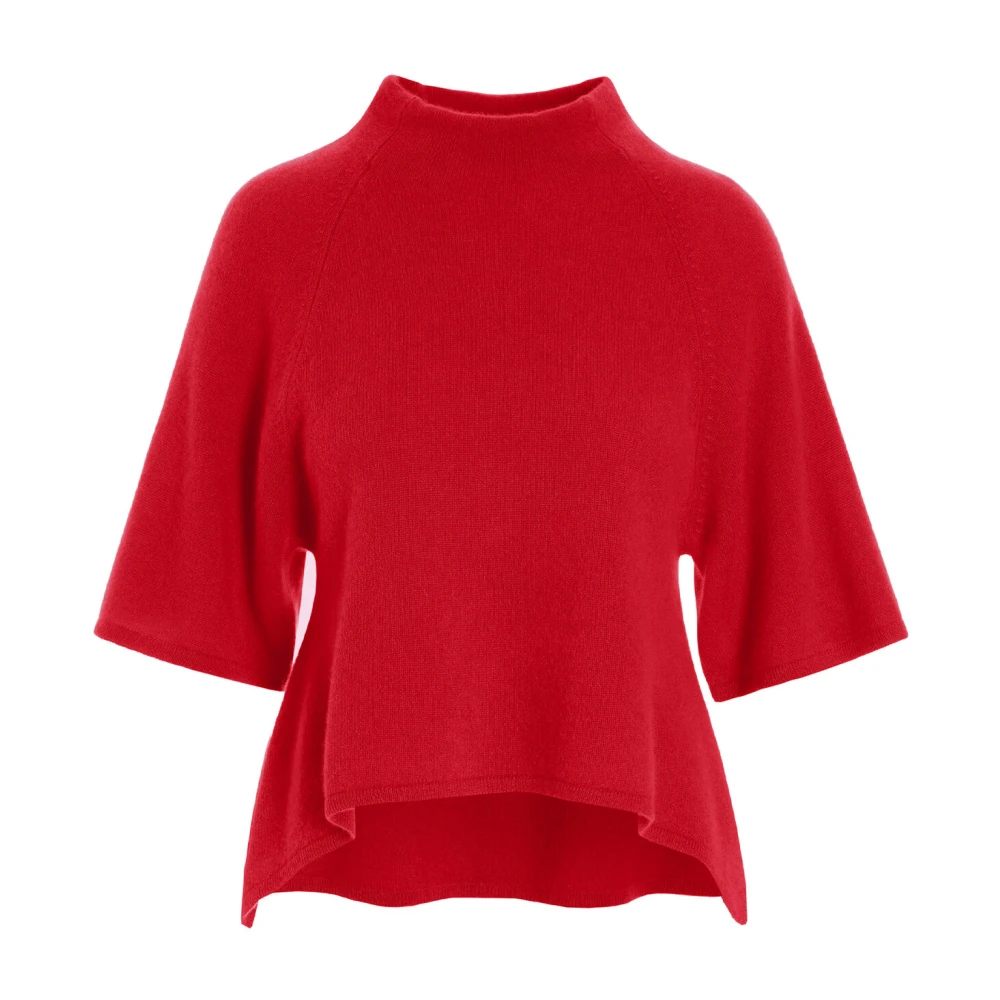 Bitte Kai Rand Cloud Cashmere Hoge Hal Blouse Red Dames