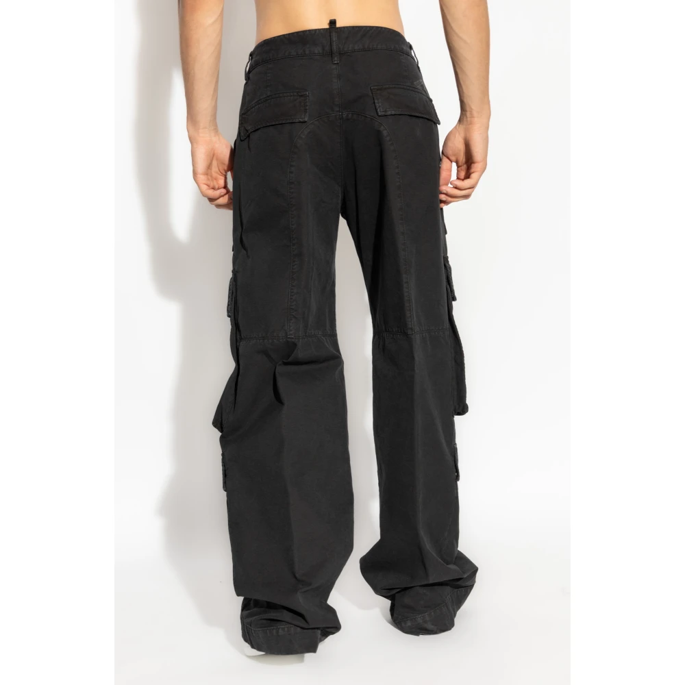 Dsquared2 Broek met logo Black Heren