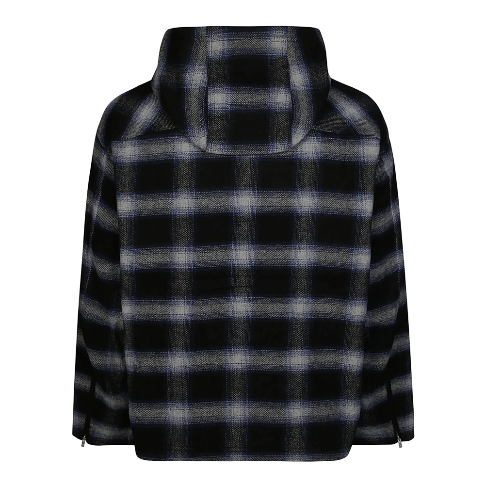 Represent Hooded Overshirt Blue Heren
