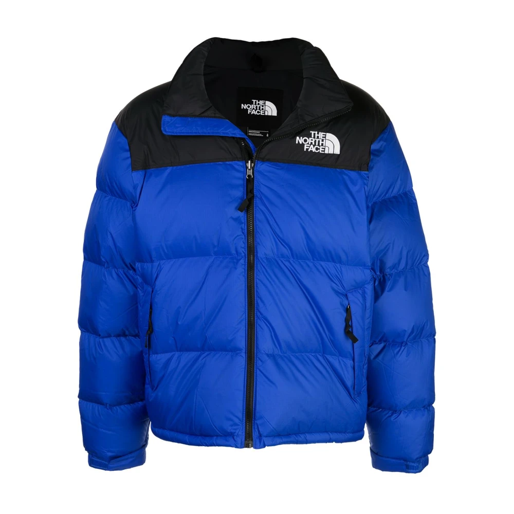 The North Face Blauwe Gewatteerde Rits Jas Blue Heren